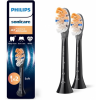 Philips Tandenborstelset Premium All-in-One A3 opzetborstels, 2 stuks, zwart HX9092/88
