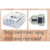 Dopmoers Shimano remnaaf 3/8 x 24