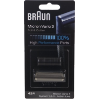 Braun Scheerblad Combipack 424 Zwart - 81416568
