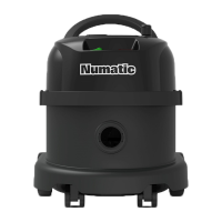 Numatic stofzuiger PPR170-11 zwart