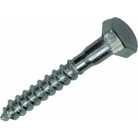 Houtdraadbout 6 x 80 mm per stuk