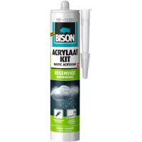 Bison Acrylaatkit Regenvast Wit 300 ml