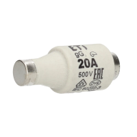 Zekering - D-Patroon 20A traag 5 stuks