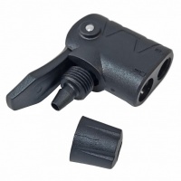 Kopstuk voor fietspomp dubbele aansluiting