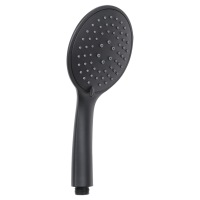 Douchekop 3 standen mat zwart