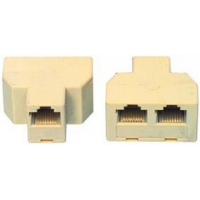 RJ45 splitter 8/8 female 2x female
