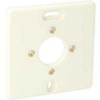 Montageplaat 1-voudig creme