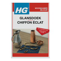 Zilver glansdoek Afmeting 30x30cm