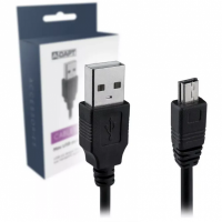 Mini USB laad data kabel 1m