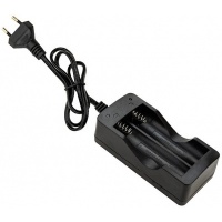 Lader voor 2 accu's 3.7V volt 18650