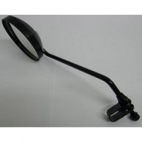 Spiegel 8mm met klem zwart rond