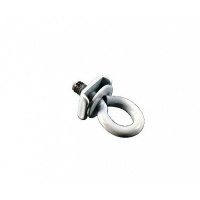 Eindstop | oog | ijzer | wit tbv U-rail | zak á 2st.