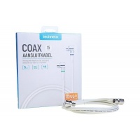 Coax aansluitkabel compleet haaks IEC 1,5m