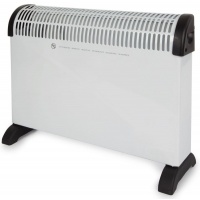 Convectorkachel 2000W wit met thermostaat