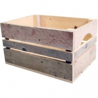 Fietskrat B7 steigerhout 40x30x24cm