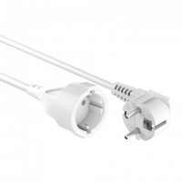 Verlengsnoer RA 3 x 1,5mm wit 3mtr.