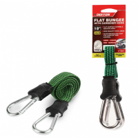 Bungee Cord Plat 45cm met Karbijnhaken
