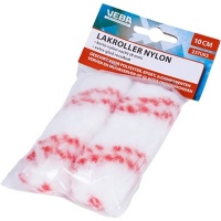 Verfrol Nylon Rood 10cm 2 stuks