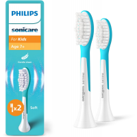 Philips Tandenborstelset Sonicare For Kids opzetborstels, 2 stuks, wit HX6042/90