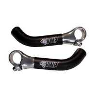 VWP Bar-ends 08 gebogen alu zwart