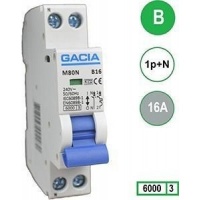 Installatieautomaat 16A B kar 2p GACIA