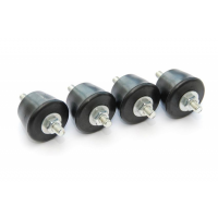 Universeel Voetje Trillingsdempers, Hoogte 79mm, hoogte rubber 18mm