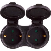 Stekker duo verloop + RA met klep