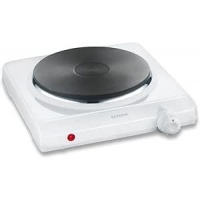 Kookplaat enkel wit 1000W