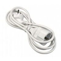 Verlengsnoer RA 3 x 1,5mm² wit 2mtr.