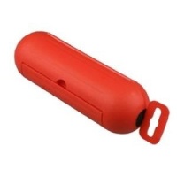 Stekkerbox waterdicht oranje