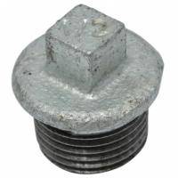 Stop met rand verzinkt 1/2 buitendraad