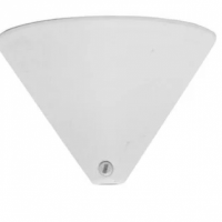 Plafondplaat kegel wit