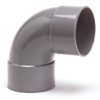 PVC Bocht 87 Graden Ø40mm - 2x Lijmverbinding