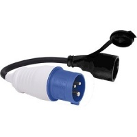 CEE stekker naar contra randaarde stekker