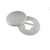 Plafondplaat rond 2-delig 125mm