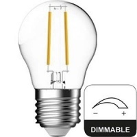 Ledlamp Kogel Held. E27 4.8W=40W Dimbaar