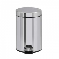  Pedaalemmer RVS 3 liter – zilverkleur