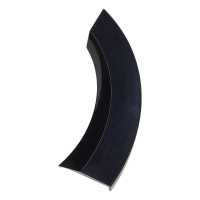 Gorenje Deurgreep Gebogen, Zwart 388875