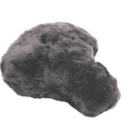 Zadeldek schapenvacht groot A-kwaliteit grijs