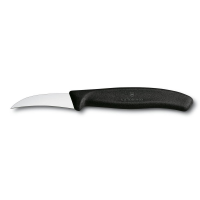 Victorinox schilmesje rvs zwart gebogen