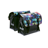Beck Classic Colored Triangles Fietstas 46L
