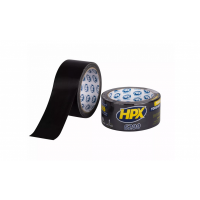 Textielband zwart 48mm x10m zwart