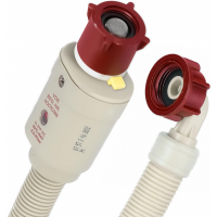 Toevoerslang met ingebouwd waterslot 3,5 meter