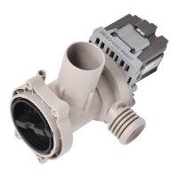 Haier afvoerpomp compleet met pomphuis 49056306