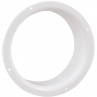 Aansluitbus met flens Ø 150mm wit