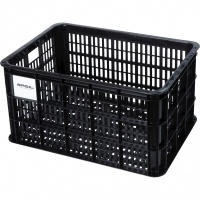Basil fietskrat L black 40L 39 x 49 x 27 cm recycled