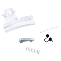 Deurgreep Set Compleet Wit Geschikt voor Zanussi 4055304143