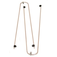 spatbord draadstang set pad 55mm universeel