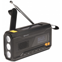 Noodradio DAB+/FM op Zonne-energie met Zaklamp