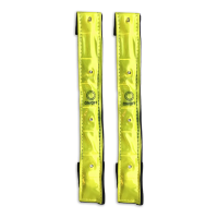 Led armband reflecterend met 4 leds 2stuks